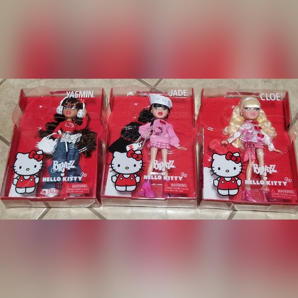 Bratz Other - Bratz x Hello Kitty (Yasmin, Jade, & Cloe) Full Set Of 3 Dolls